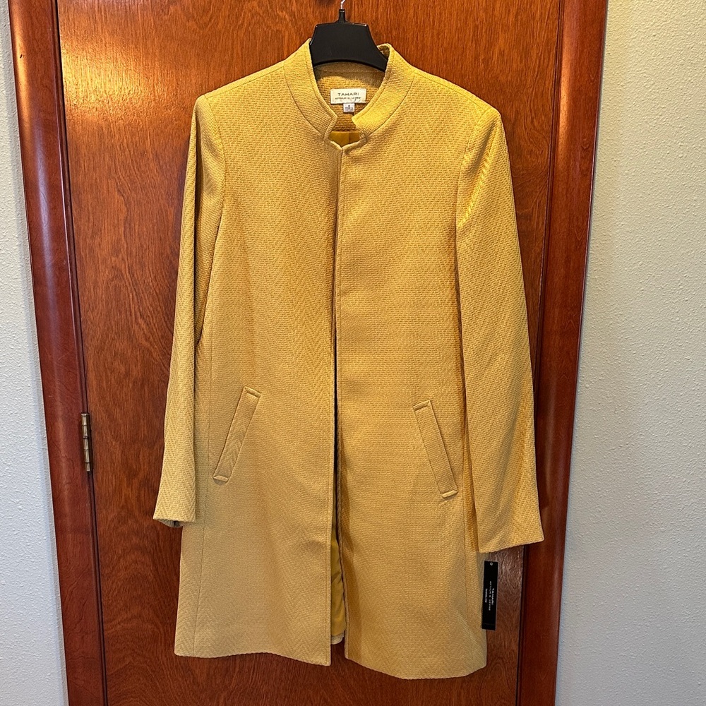 Gold Long Topper Coat